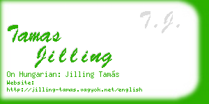 tamas jilling business card